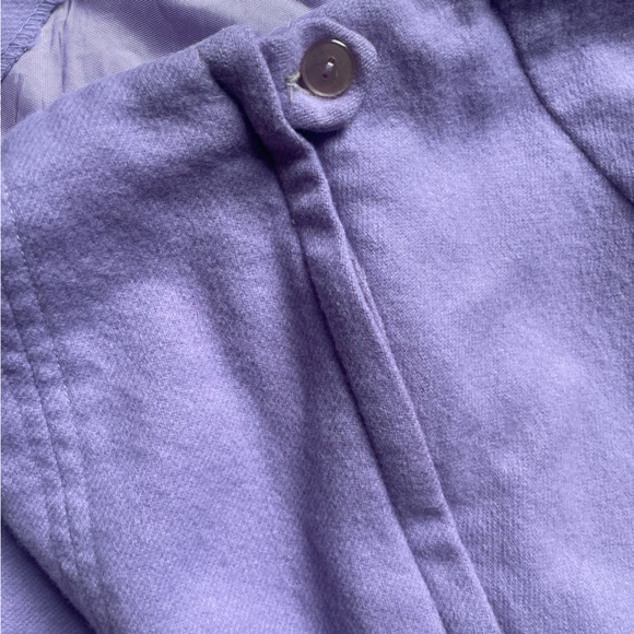 VINTAGE Wool Pencil Skirt Women’s Size 26 Lilac Office Feminine Colourful Lined - Picture 5 of 7